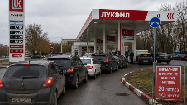 Reuters: производство бензина в России упало до 70% от спроса